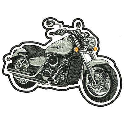 Matriz de matriz Matriz De Bordado Moto Contornada